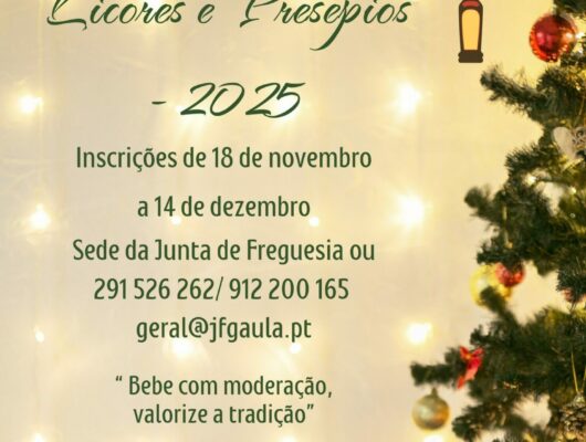 Thumbnail for the post titled: Concursos de Licores e Presépios – 2025